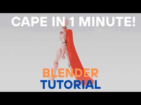 How to Make a Realistic Cape in Blender – Cloth Simulation Tutorial