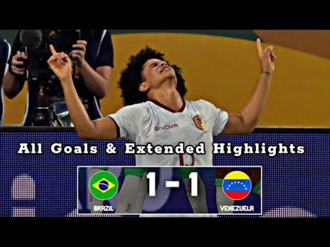 Brazil vs Venezuela 1-1 - All Goals & Highlights - 2024