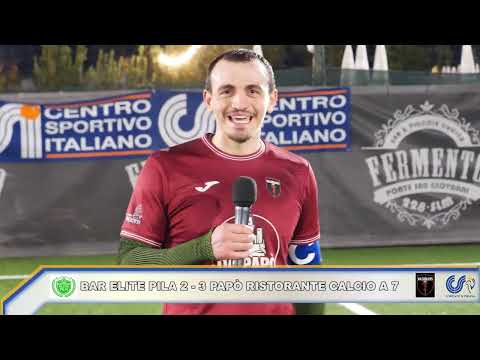 Highlights Finale Provinciale Calcio a 7 2025/26 Bar Elite Pila - Papò ristorante calcio a 7