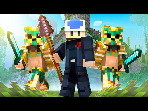 100 Players Simulate Ancient Minecraft Hunger Games...