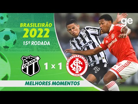 Gols e lances de Ceará x Internacional