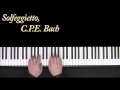 Solfeggietto - C.P.E. Bach - piano - Frederic Bernachon