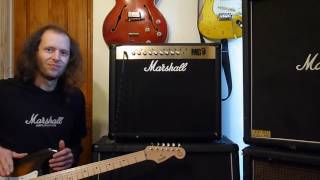 Video thumbnail for Marshall MG 100FX by Dave Simpson