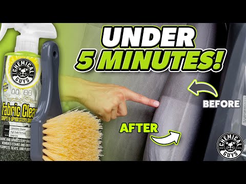 Clean Cloth and Fabric Car Seats In Less Than 5 Minutes! - DIY Easy Detail