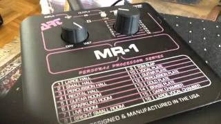 Video thumbnail for ART  MR-1. Digital reverb by james Cooper
