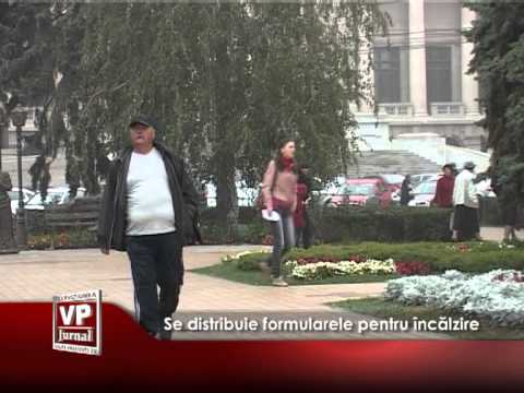 Se distribuie formularele pentru încălzire