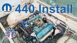 Big Block Mopar Engine Install