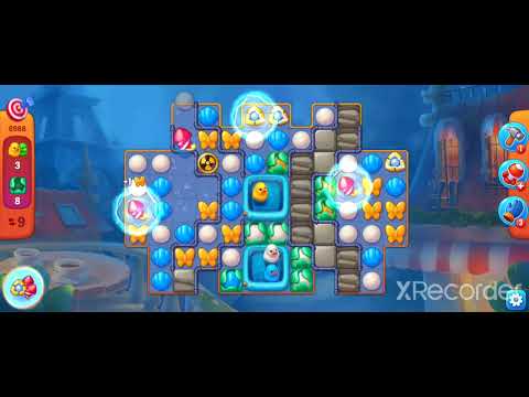 【Fishdom】チャレンジレベル　#6988　challenge level