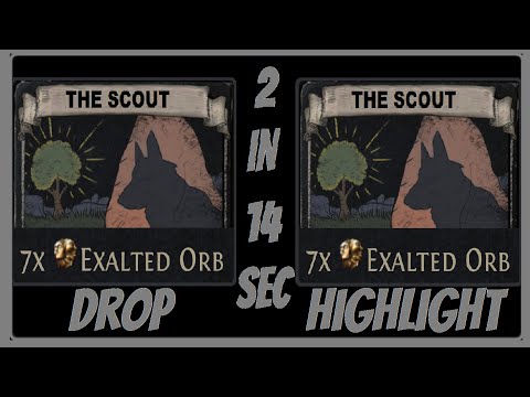 Two The Scout Cards in 14 seconds! 100% Delirium Spider forest Omega juiced 42% Beyond.