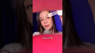 So sleepy ASMR 😴 Personal attention eye cleaning 👀 #asmrvideo #tingles #asmrsounds #asmrcommunity
