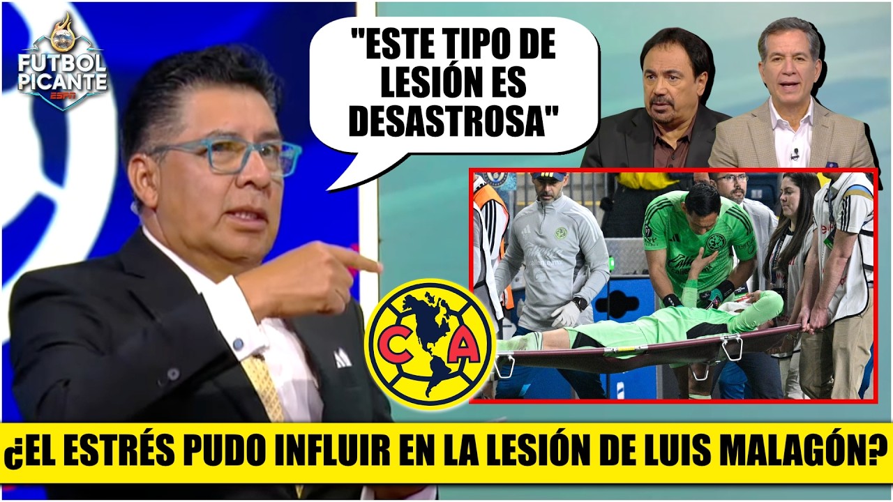 ¡ALERTA ROJA! AMÉRICA pierde a MALAGÓN tras dura lesión en victoria vs PHILADELPHIA | Futbol Picante