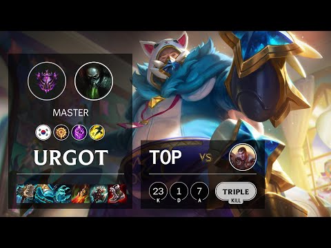 Urgot Top vs Jayce - KR Master Patch 11.14