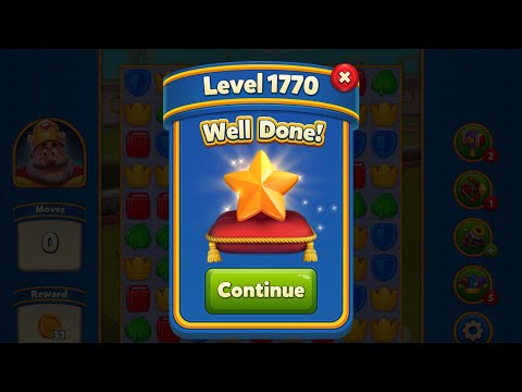 Royal Match - King Robert - Level 1770