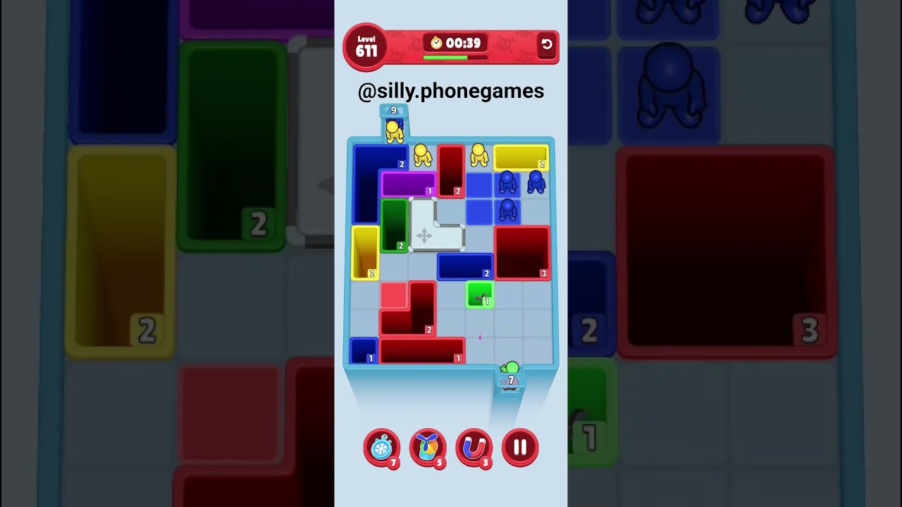 Drop Away Level 611 Walkthrough Solution