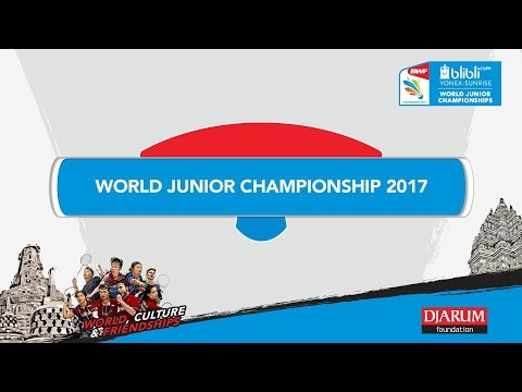 WORLD JUNIOR CHAMPIONSHIPS 2017 | MD R16 | KANG/KIM (KOR) vs FIKRI/MAULANA (INA)