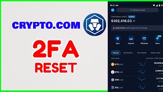 Crypto.com 2FA Google Authenticator Reset