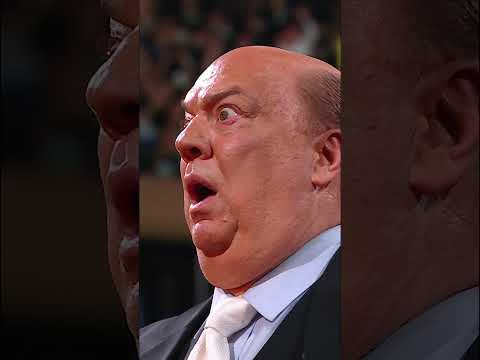 Paul Heyman's life flashed before his eyes 😭