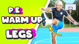 5-minute PE Warm up & fitness - Leg muscles