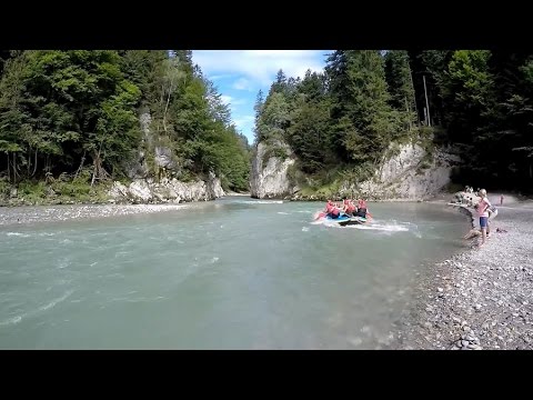 Die Entenlochklamm bei Kössen /Tirol