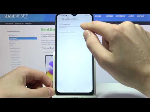 How to Lock SIM Card using PIN in Samsung Galaxy A22 - Set Up PIN