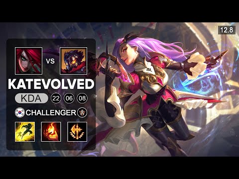 KatEvolved Katarina vs Viktor Mid - KR Challenger - Patch 12.8 Season 12