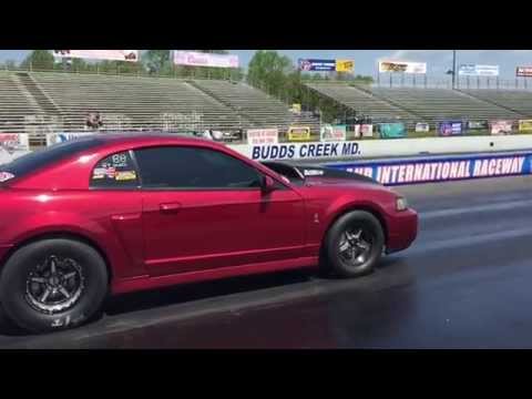 Blackout Racing - Shane's first 7 second pass - 2003 twin turbo Cobra