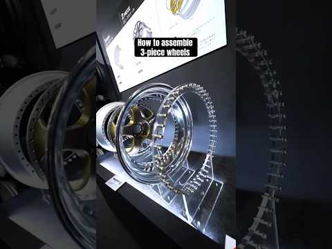 @WORKWheelsJapan How to assemble 3-piece wheels 👀🛞 #workwheels #3piecewheels #jdmwheels