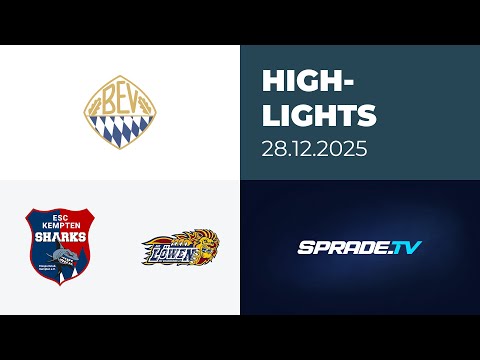 28.12.2025 - Highlights - ESC Kempten vs. EHC Waldkraiburg