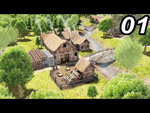 Banished SURVIVAL - The BEST Start For A New City HARDMODE | MEGAMOD 170+ Mods Citybuilder Part 01