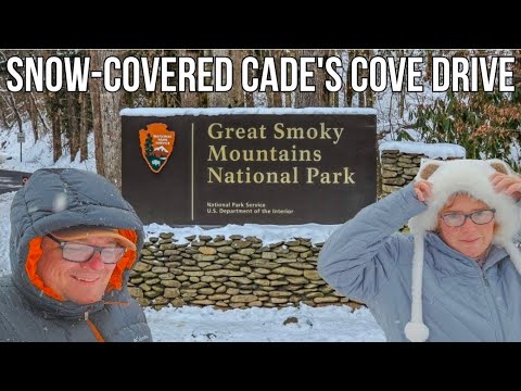 Cades Cove Opens After Heavy Snow Fall 2026 / Deer Everywhere / Frozen Gristmill / Icy Roads