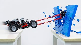 High-Speed LEGO Car Wall Smash Experiment | Smart Lego