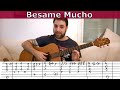 Fingerstyle Tutorial: Besame Mucho - Guitar Lesson ...
