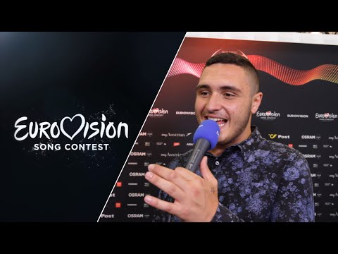 Nadav Guedj (Israel) sings Golden Boy backstage