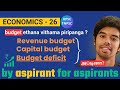 Revenue Vs Capital Budget Budget Deficits Explained UPSC TNPSC Economy Tamil