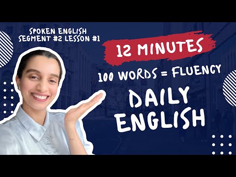 Speak English Naturally Using These 100 Words (Daily English)