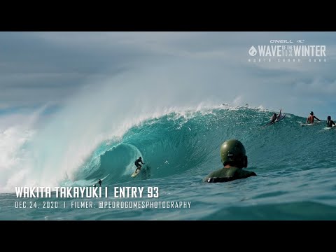 Takayuki Wakita at Pipeline, Dec 24, 2020 | Water Angle