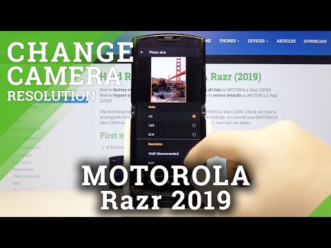 How to Change Size in MOTOROLA Razr (2019) – Set Up Picture Resolution