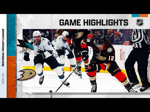 Sharks @ Ducks 3/6 | NHL Highlights 2022
