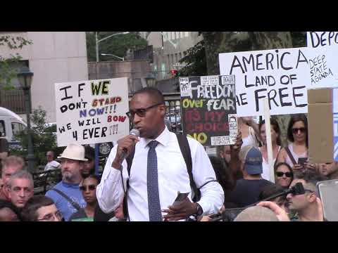 Ricardo Alexander @ New York Medical Freedom Rally (13 September 2021)