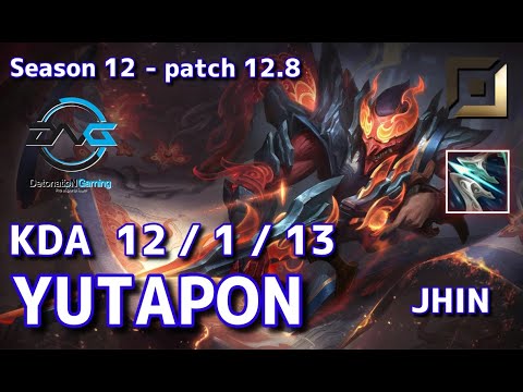 【KRサーバー/GM】DFM Yutapon ジン(Jhin) VS ジンクス(Jinx) BOT - Patch12.8 KR Ranked【LoL/MSI】