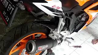 preview picture of video 'Gpr Long Slip on Cbr 250 RR'