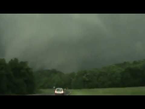 Rotating Wall Cloud and Tornado 5-22-2011