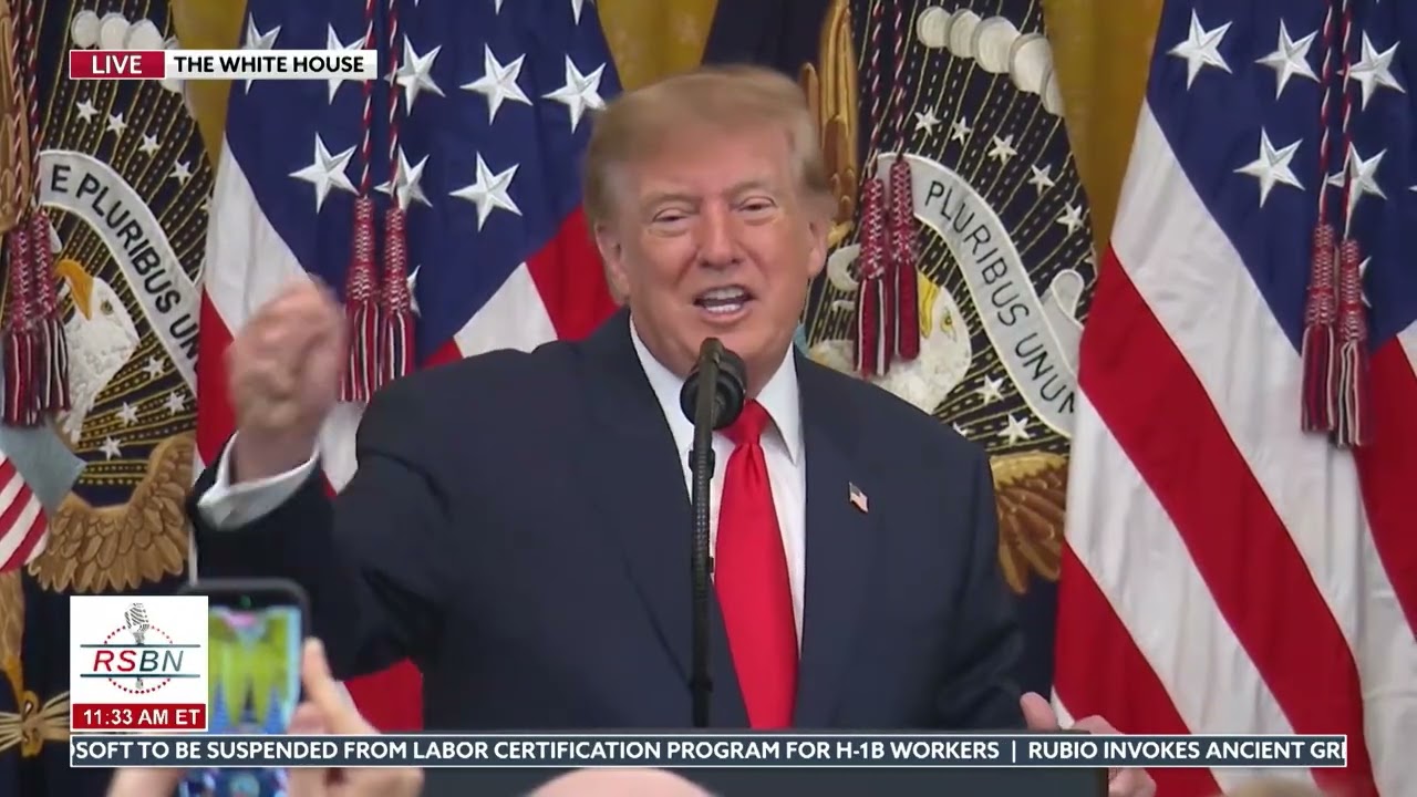 FULL EVENT: President Trump Holds Exciting Columbus Day Celebration - 10/09/26