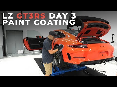 LZ GT3RS Detail Series: E6 - Coating Paint With Gtechniq Crystal Serum Ultra