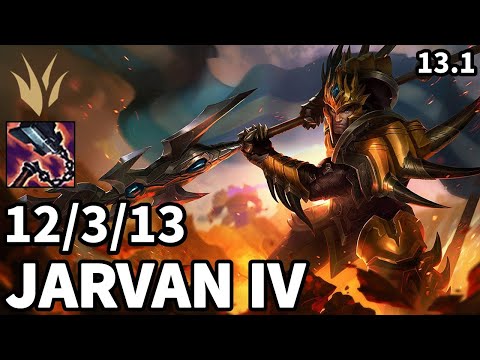 Jarvan IV Jungle vs Evelynn - EUW Master | Patch 13.1