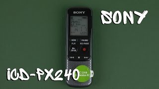 Sony ICD-PX240 (ICDPX240.CE7) - відео 1