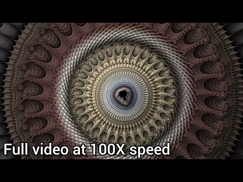 The Hardest Trip II - Mandelbrot Fractal Zoom "Full video" at 100X Speed