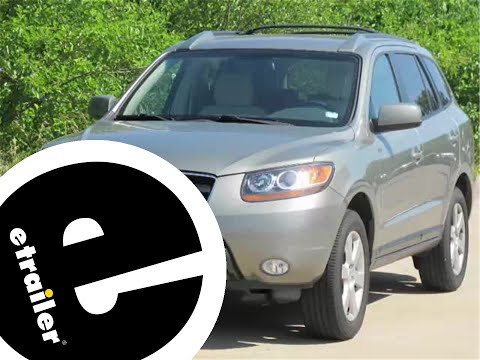 Installation of a Trailer Hitch on a 2007 Hyundai Santa Fe - etrailer.com