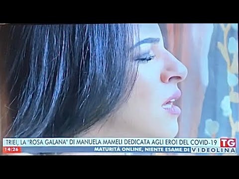 ROSA GALANA - MANUELA MAMELI ELABORAZIONE - EROI DEL COVID19   TG Videolina - Brano di Antonio Pani