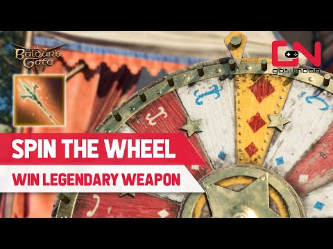 How to Spin the Wheel & Win Akabi's Jackpot in Baldur's Gate 3 - Legendary Weapon Trident Nyrulna